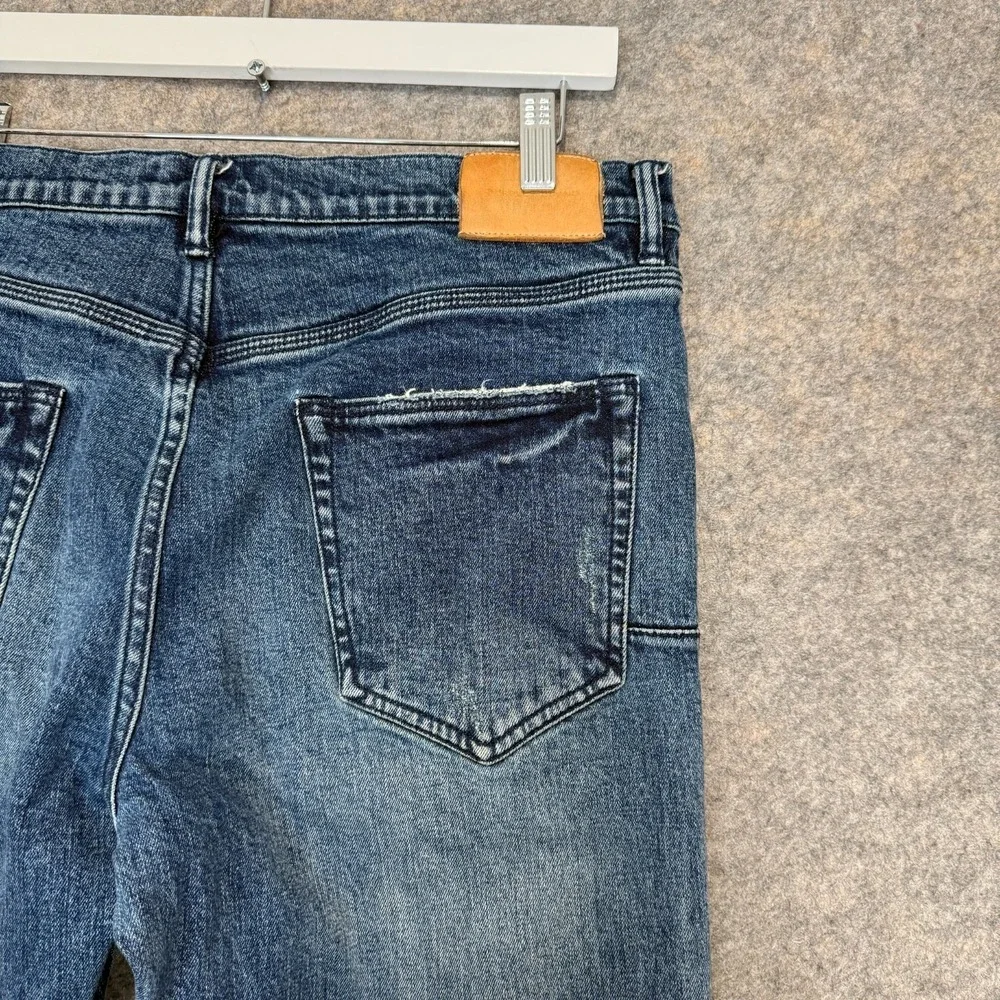 Purple Brand Jeans Mens 36 (fits 34x33) P001‎ Slim Skinny Distressed Hem Denim